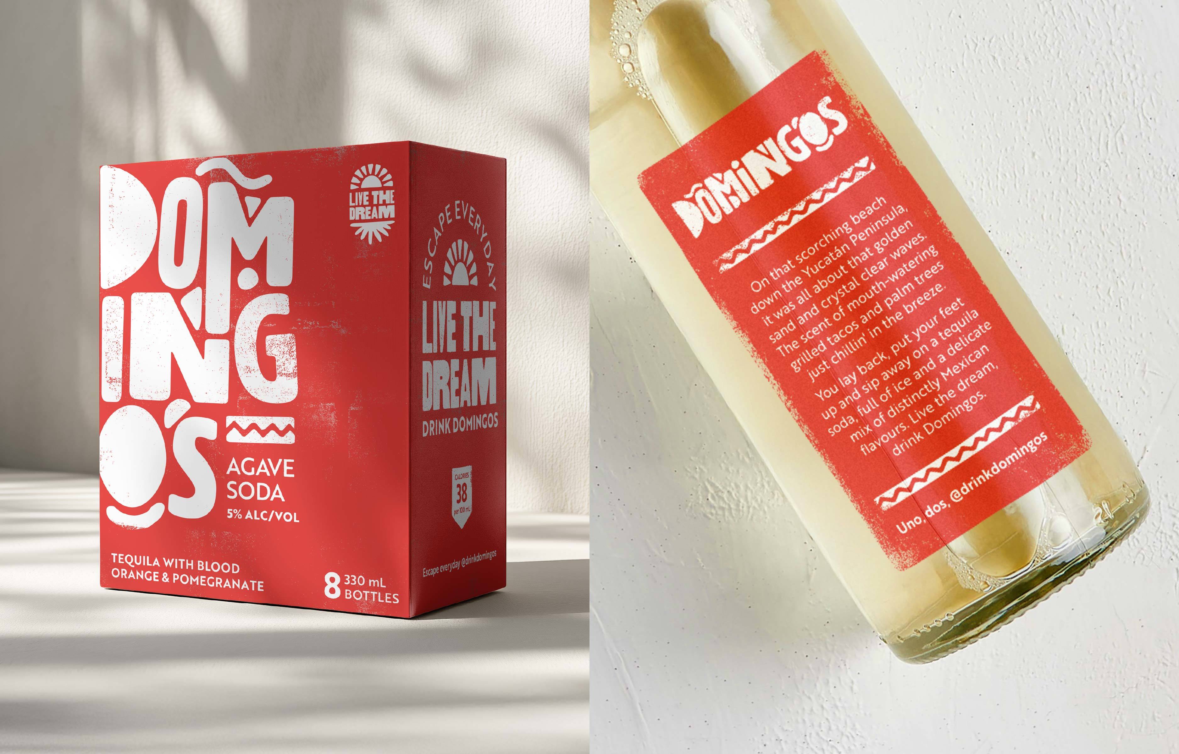 Domingos Case Study Box Back Bottle